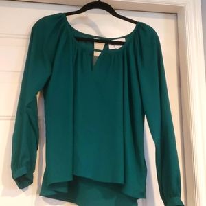 Hy + Dot from Nordstrom green blouse